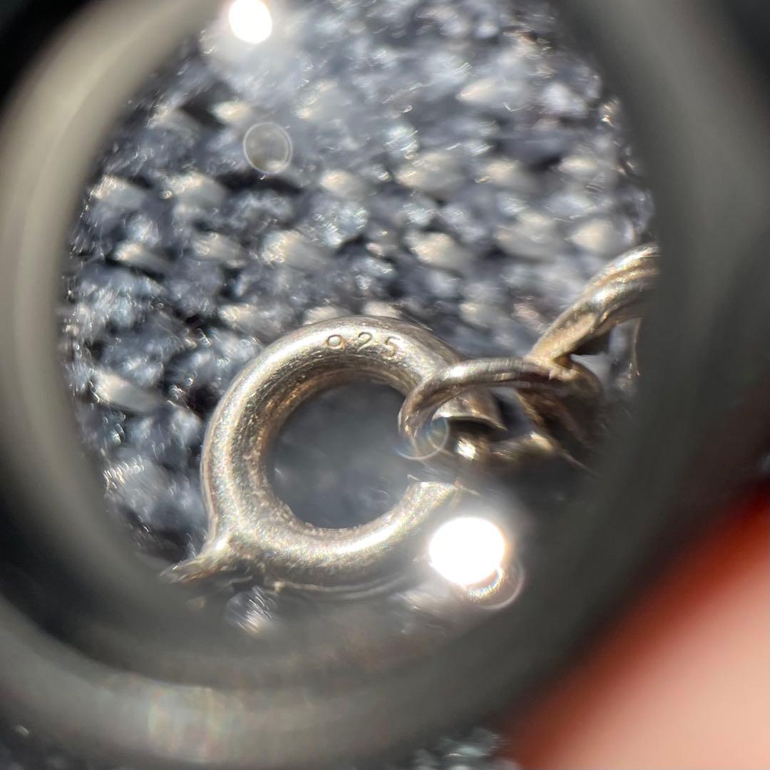 シルバー925 ロープチェーン ヴィンテージ 46cm 幅5mm