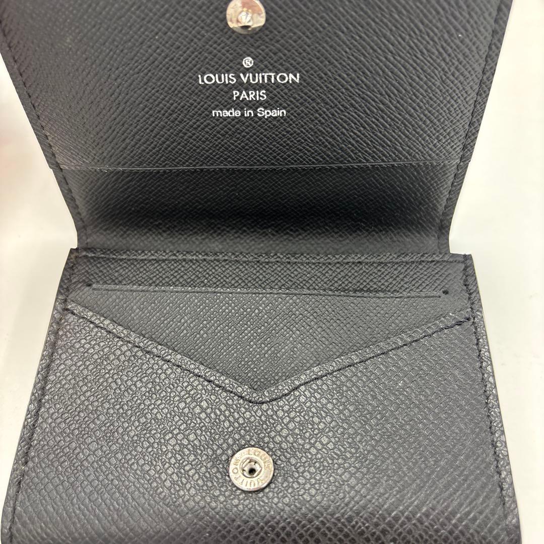 ルイヴィトン　タイガ　ブラック名刺入れ