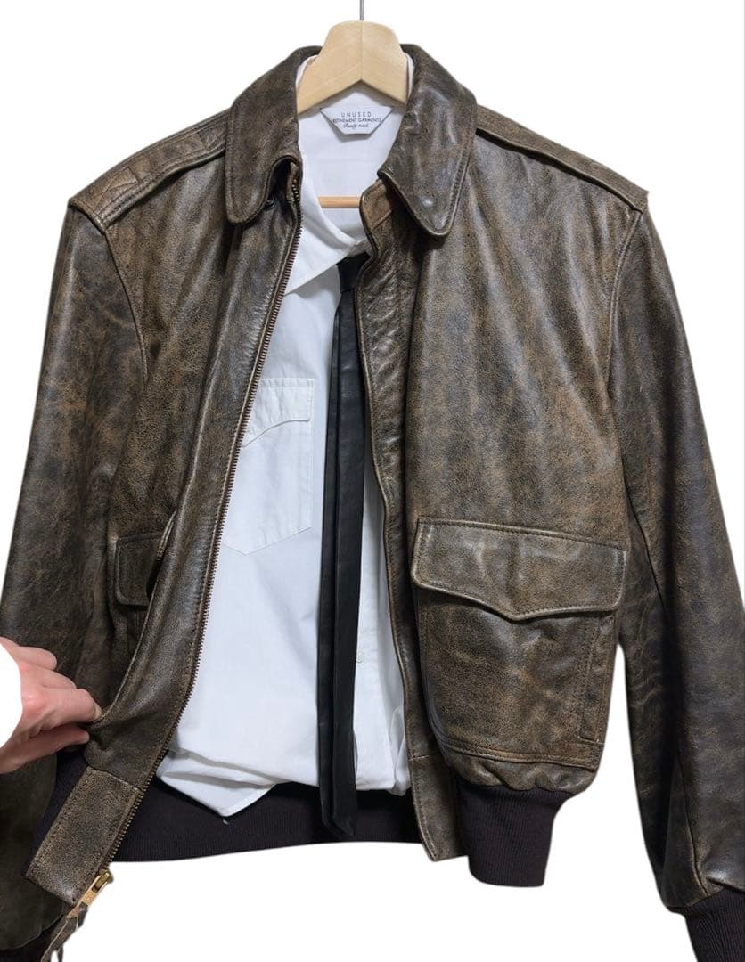 【新品・未使用】本革/ラムレザーナロータイ