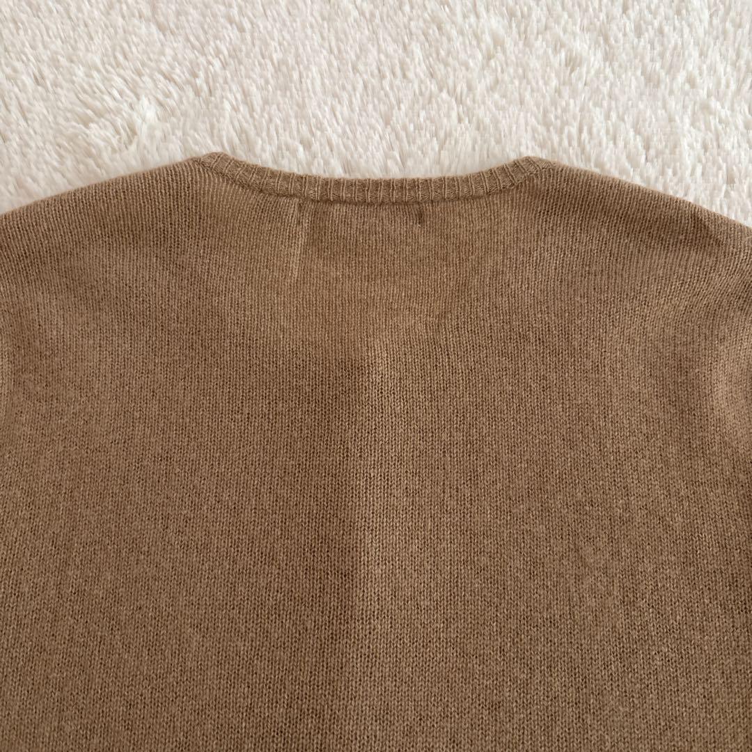 RALPH LAUREN カシミヤ　ウール　カーディガン　ベージュ　M