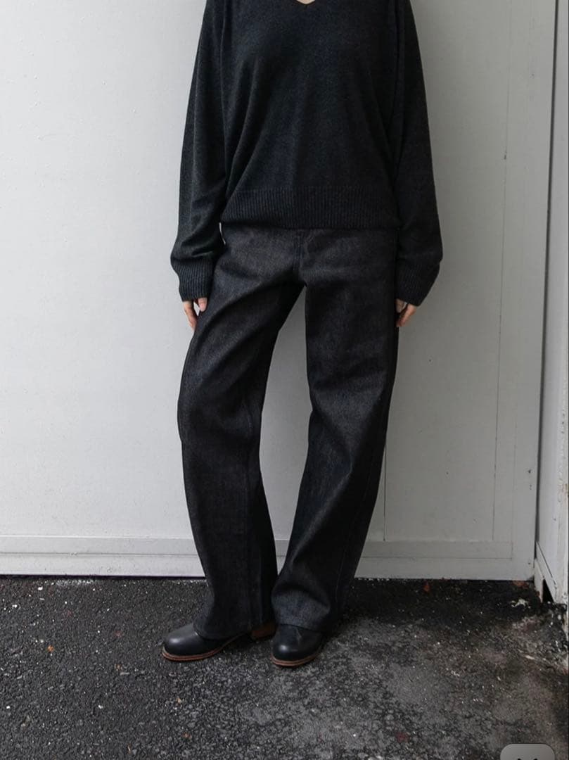 ［OHOTORO ］ Loom Indigo Jeans