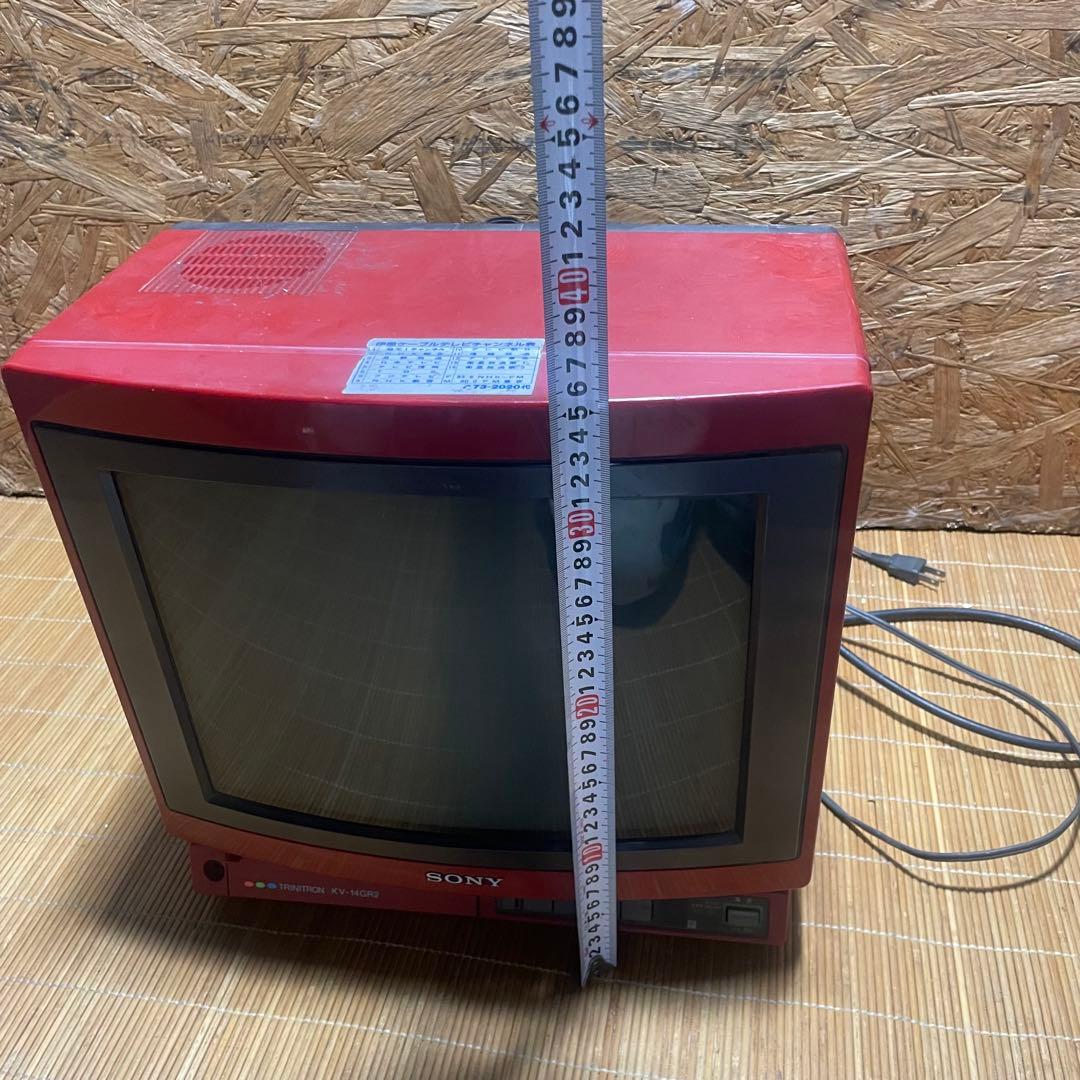 ⭐︎【レトロ家電】⭐︎SONYカラーテレビ　通電時音声確認済み　画面割れ無し
