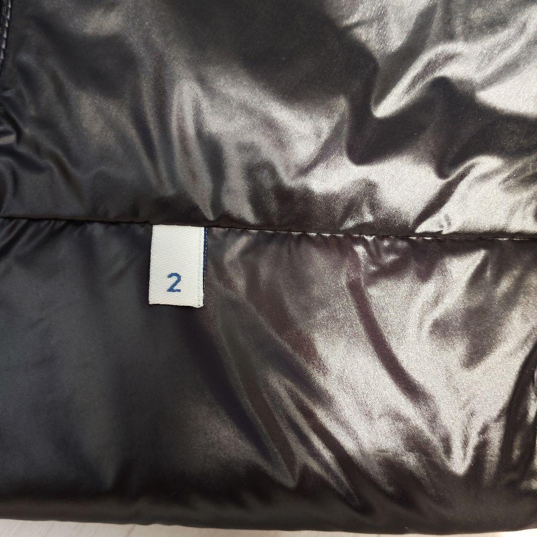 Moncler ブラック ダウンベスト サイズ2