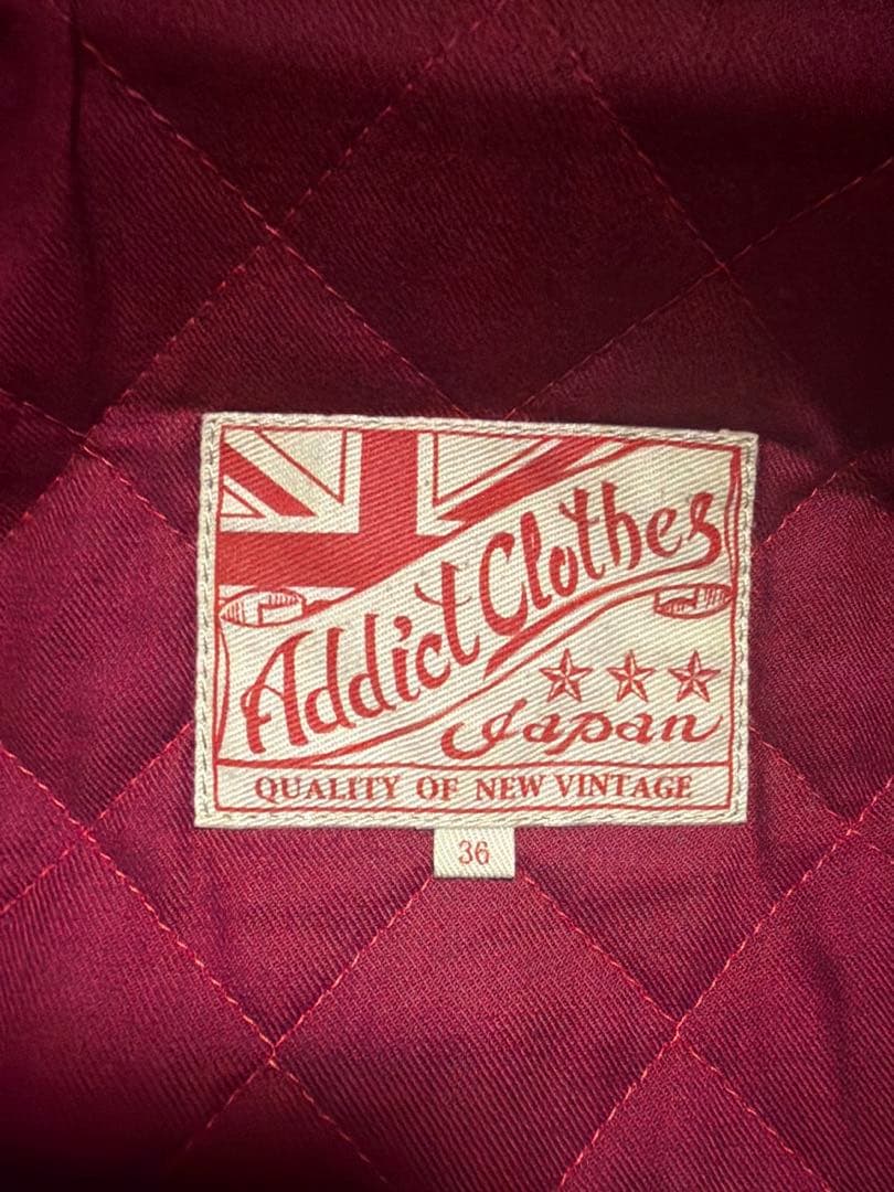 Addict Clothes AD-01 ネイビー ホースレザーライダース 36