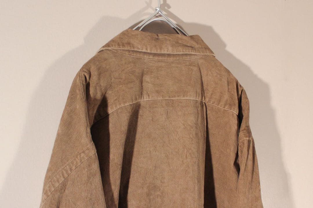 USA古着 ポロカントリーラルフローレン 開襟コーデュロイシャツ長袖 メンズXL