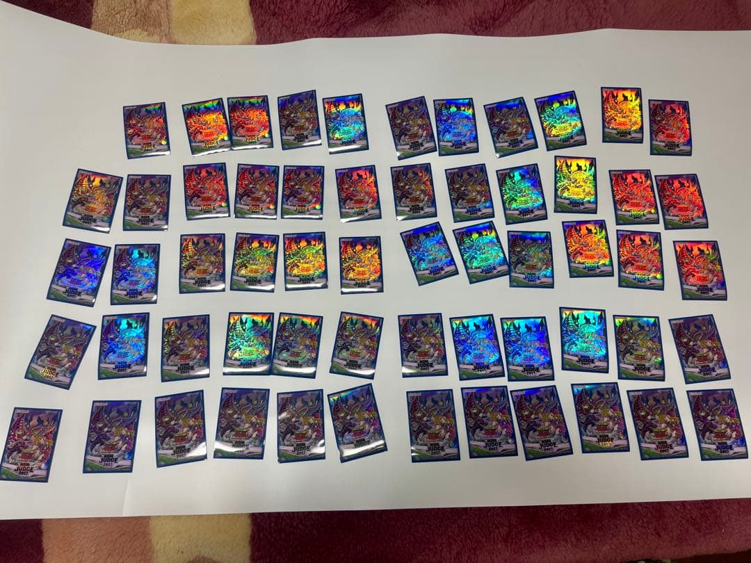 遊戯王 トゥーン ジャッジ　asia judge 2017 スリーブ 130枚