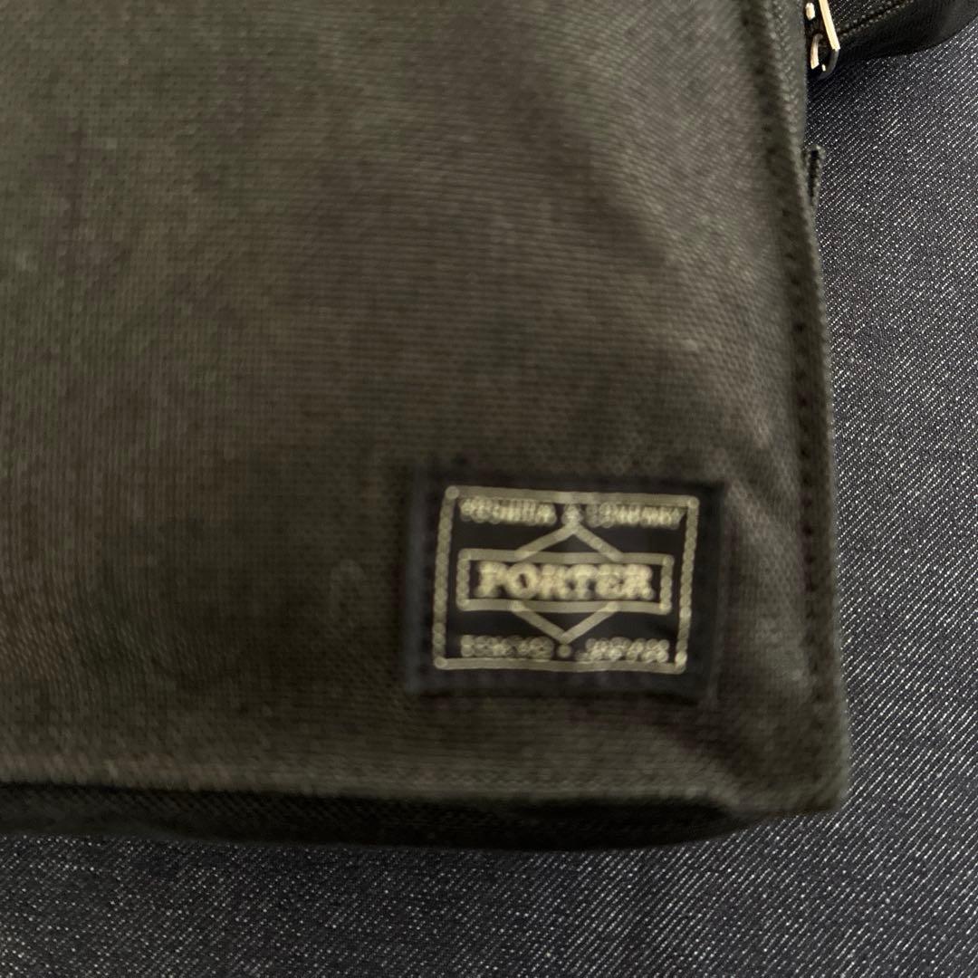 【美品】ポーター スモーキー ワンショルダーバッグ ボディバッグ ブラック