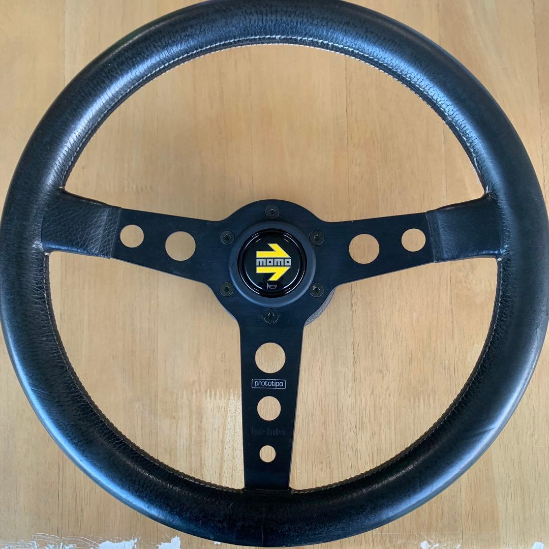 momo prototipo ステアリング 黒