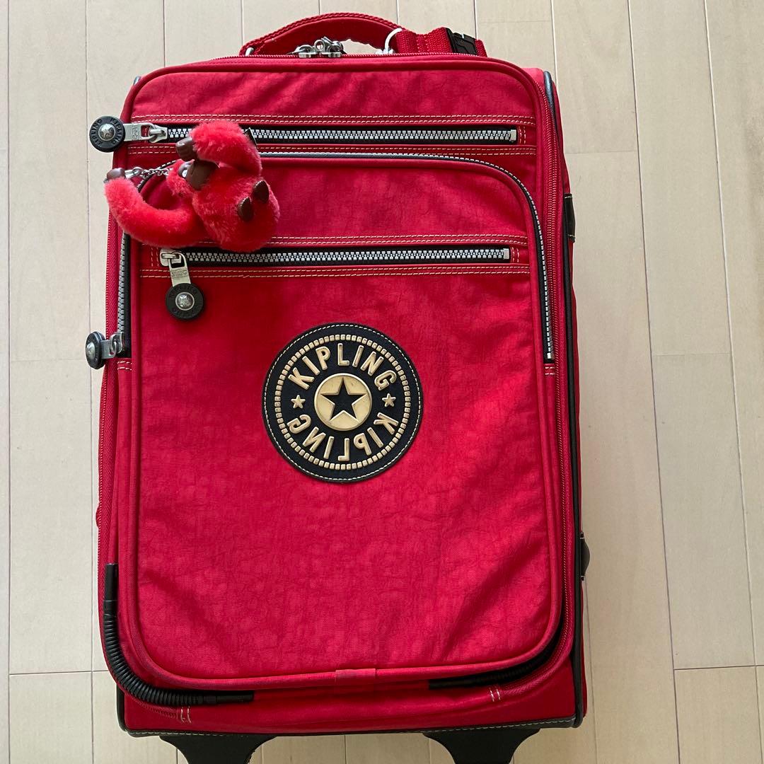 KIPLING レッド 中型キャリーケース