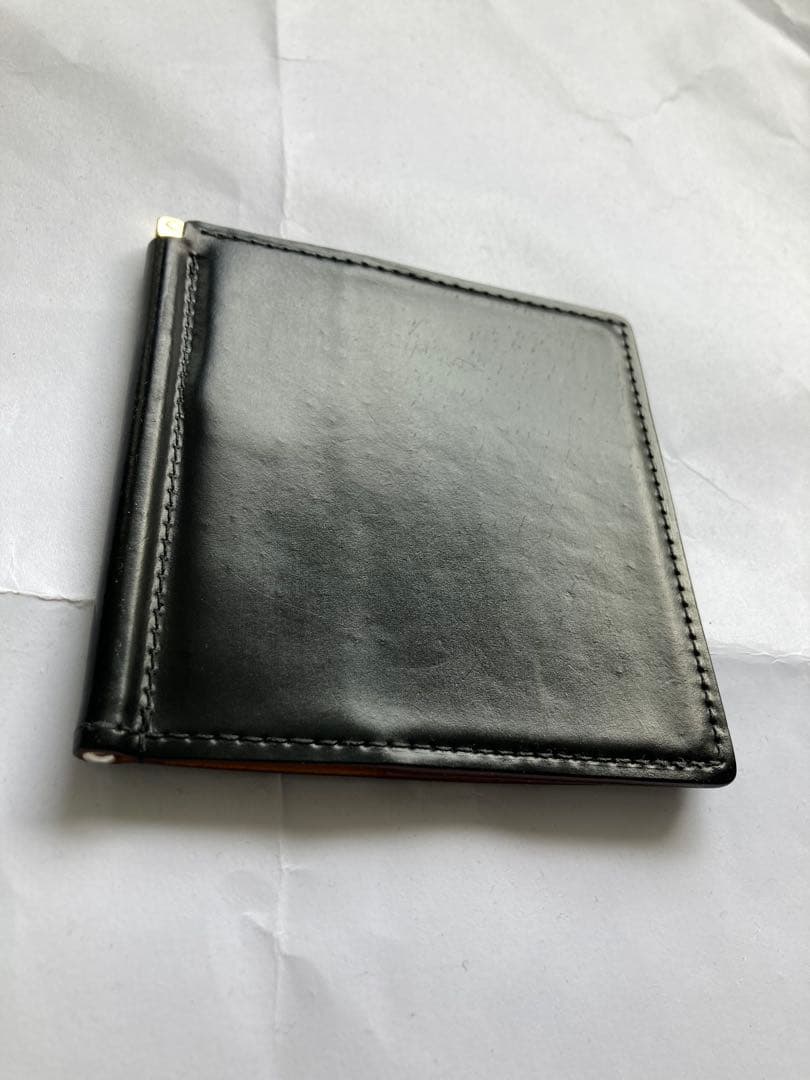 ガンゾ シェルコードバン2 ホーウィン シェルコードバン マネークリップ