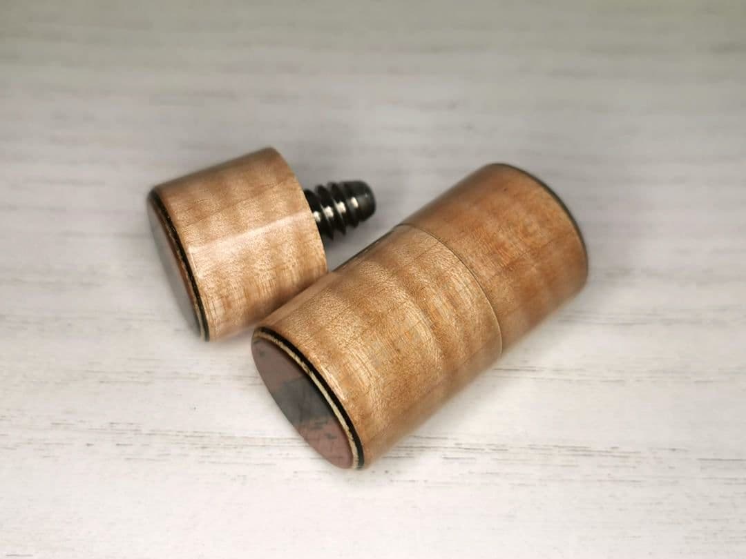 g*e様 [14山]ジョイントキャップ カーリーメイプル/エボニー 1B2S