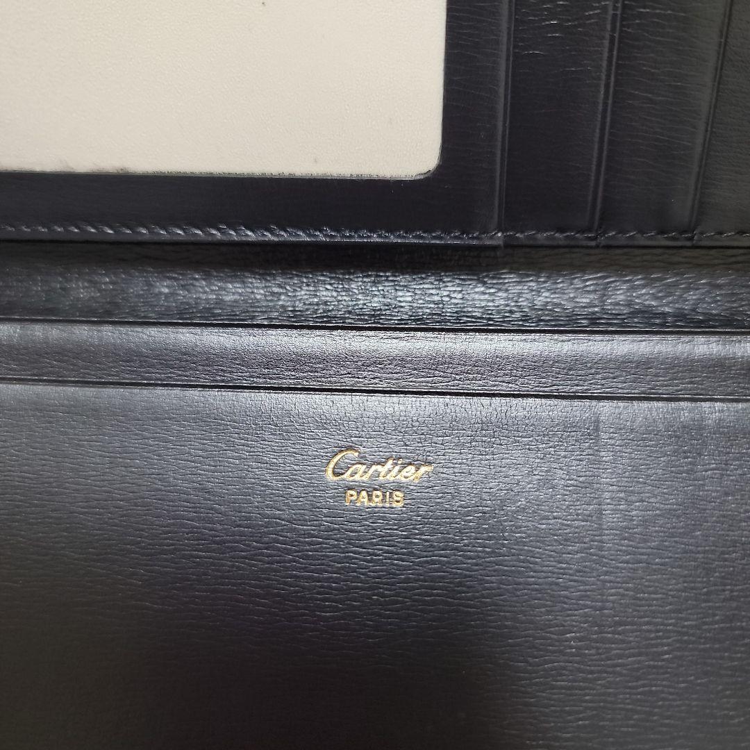 Cartier ブラックレザー 長財布