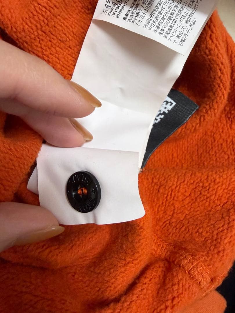 STONE  オレンジ クルーネック トレーナー