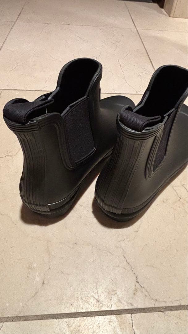 HUNTER 黒 レインブーツ