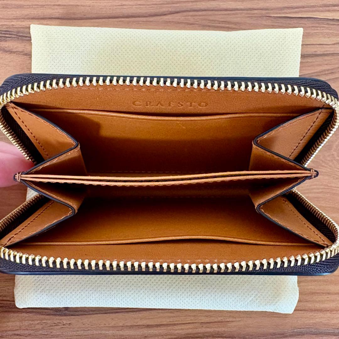 CRAFSTO クラフスト ブライドルレザー ファスナー小銭入れ ダークブラウン