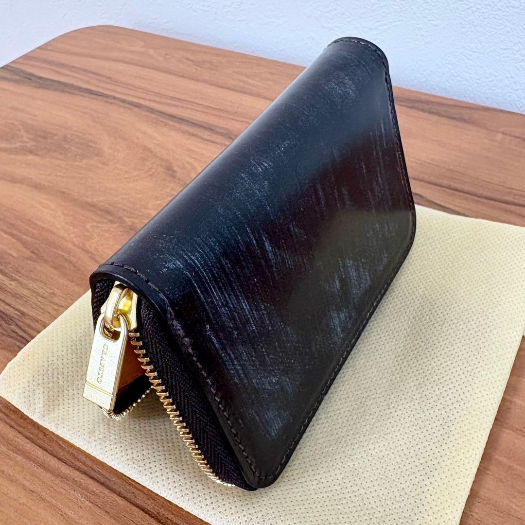 CRAFSTO クラフスト ブライドルレザー ファスナー小銭入れ ダークブラウン