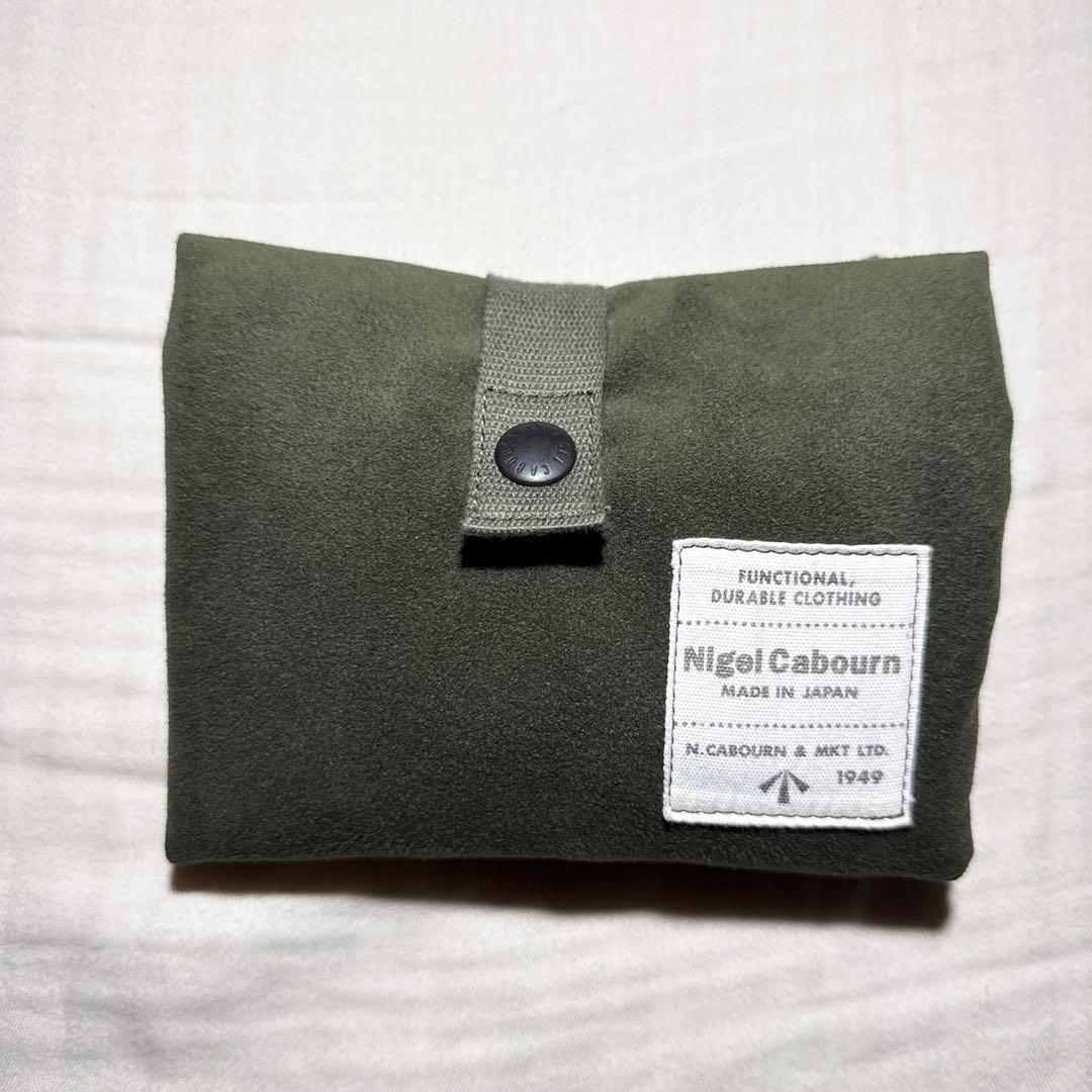 Nigel Cabournウルトラスエードマルチバッグ グリーン 日本製
