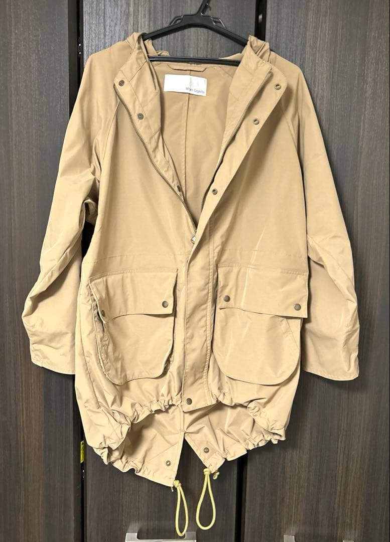 【美品】Whim Gazette⭐︎フーディーブルゾン　ベージュ