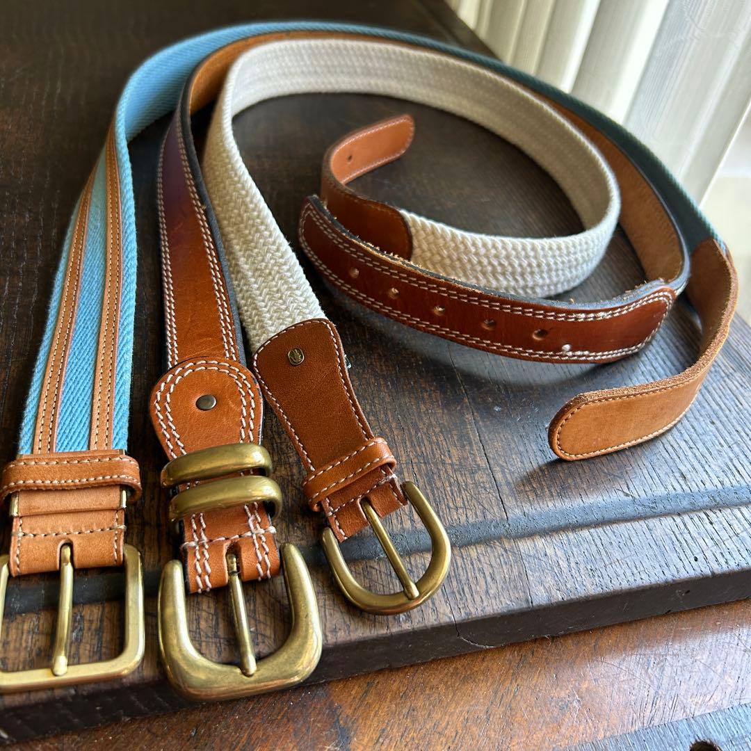 MENS上質アメカジベルト美品8本まとめて！