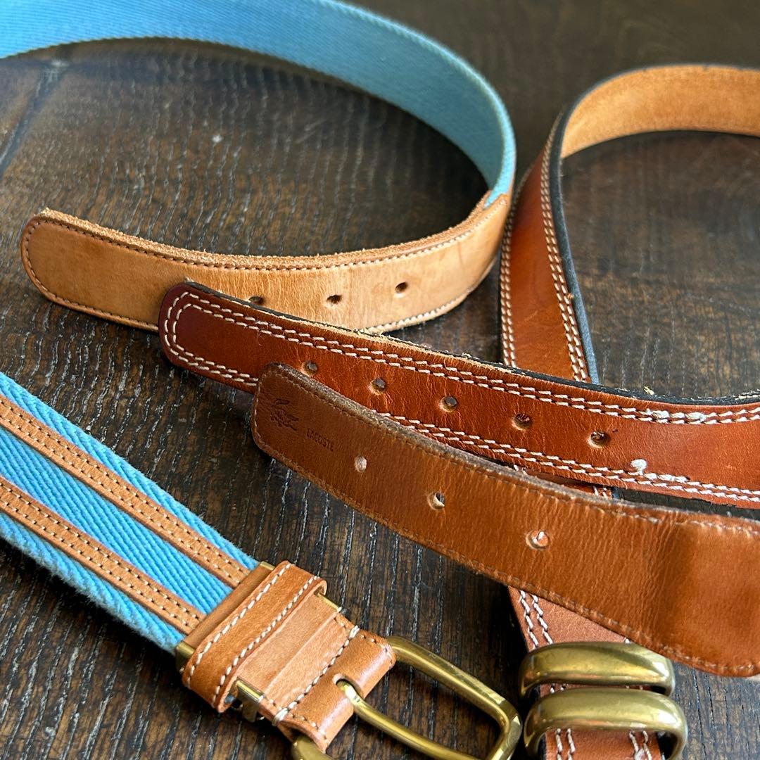 MENS上質アメカジベルト美品8本まとめて！