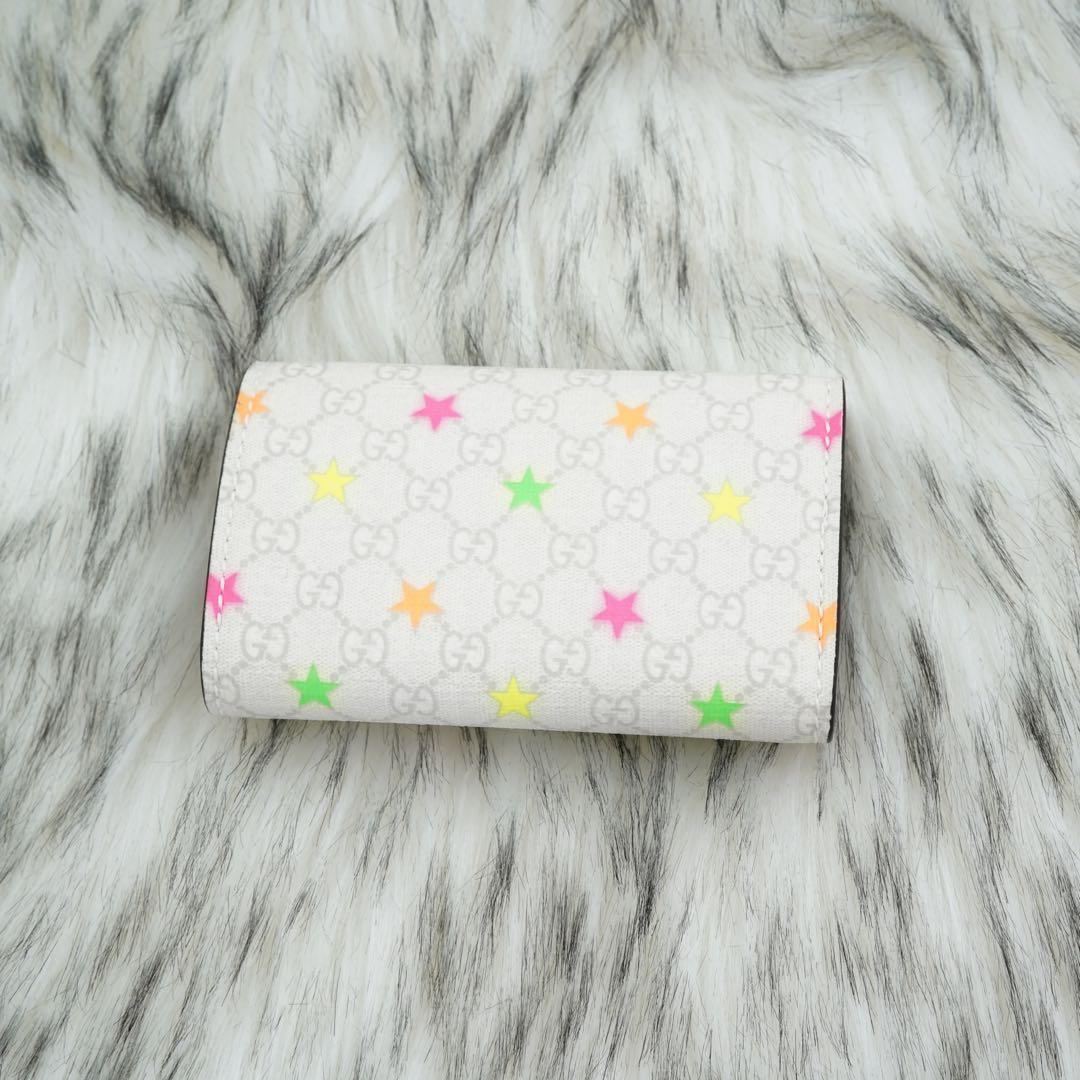 未使用品　箱付き　GUCCI グッチ　キーケース　GGスプリーム　マイクロGG