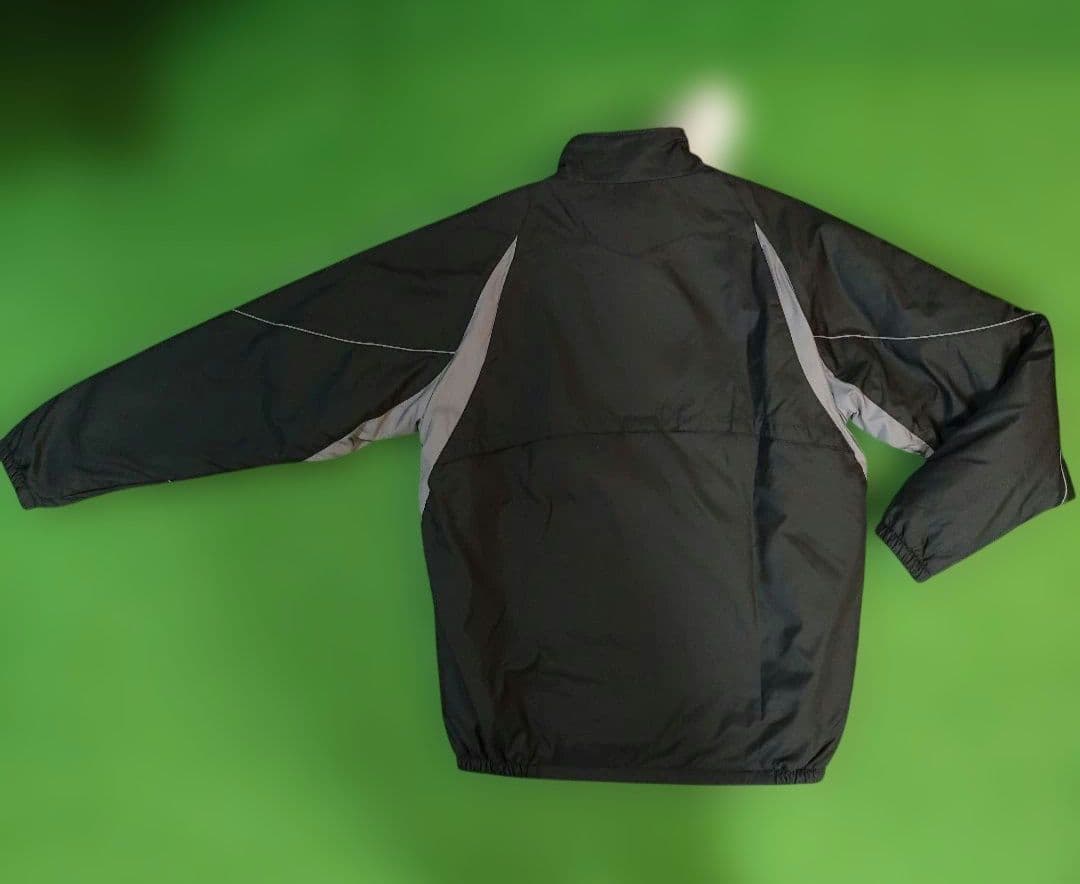 ハ*カ様 アシックス ブラック ウインドブレーカー上下 Oサイズ