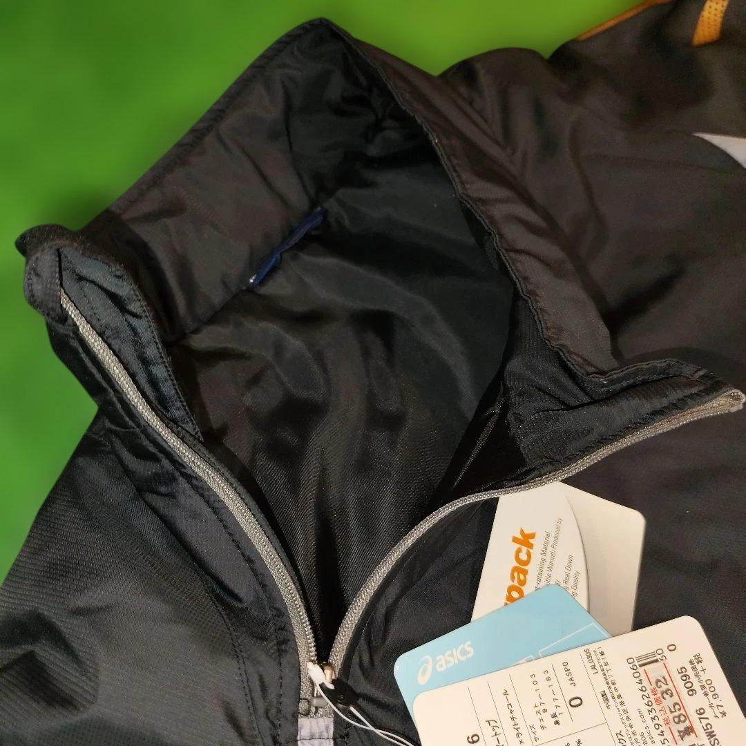 ハ*カ様 アシックス ブラック ウインドブレーカー上下 Oサイズ