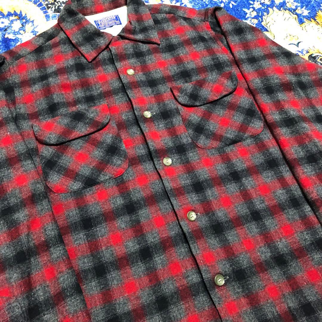 ペンドルトン　オンブレチェックシャツ　60s プライド