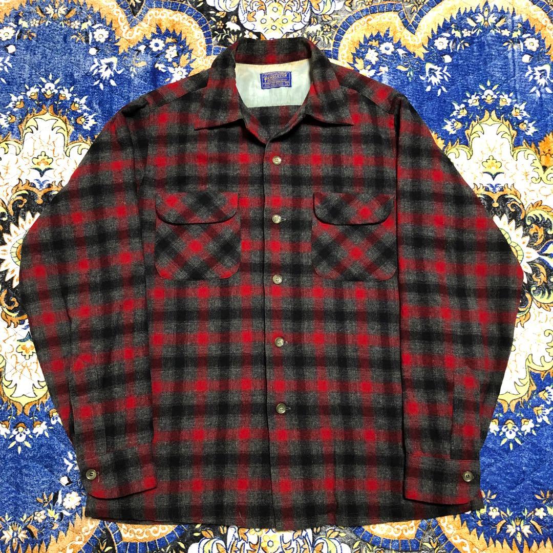 ペンドルトン　オンブレチェックシャツ　60s プライド