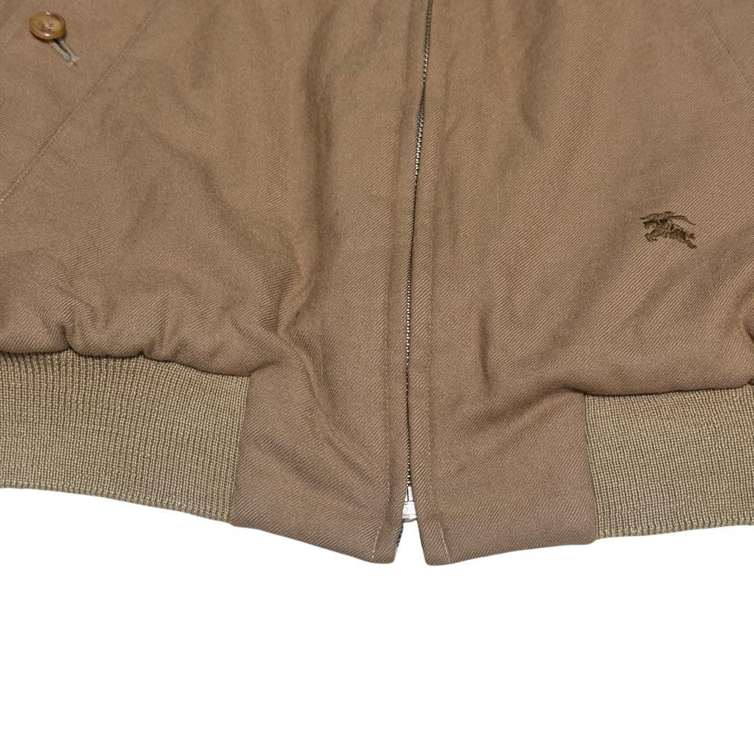 塩*び様 バーバリーズ　ハリトンジャケット　G9 ノバチェック　ロゴ刺繍　ラムウ