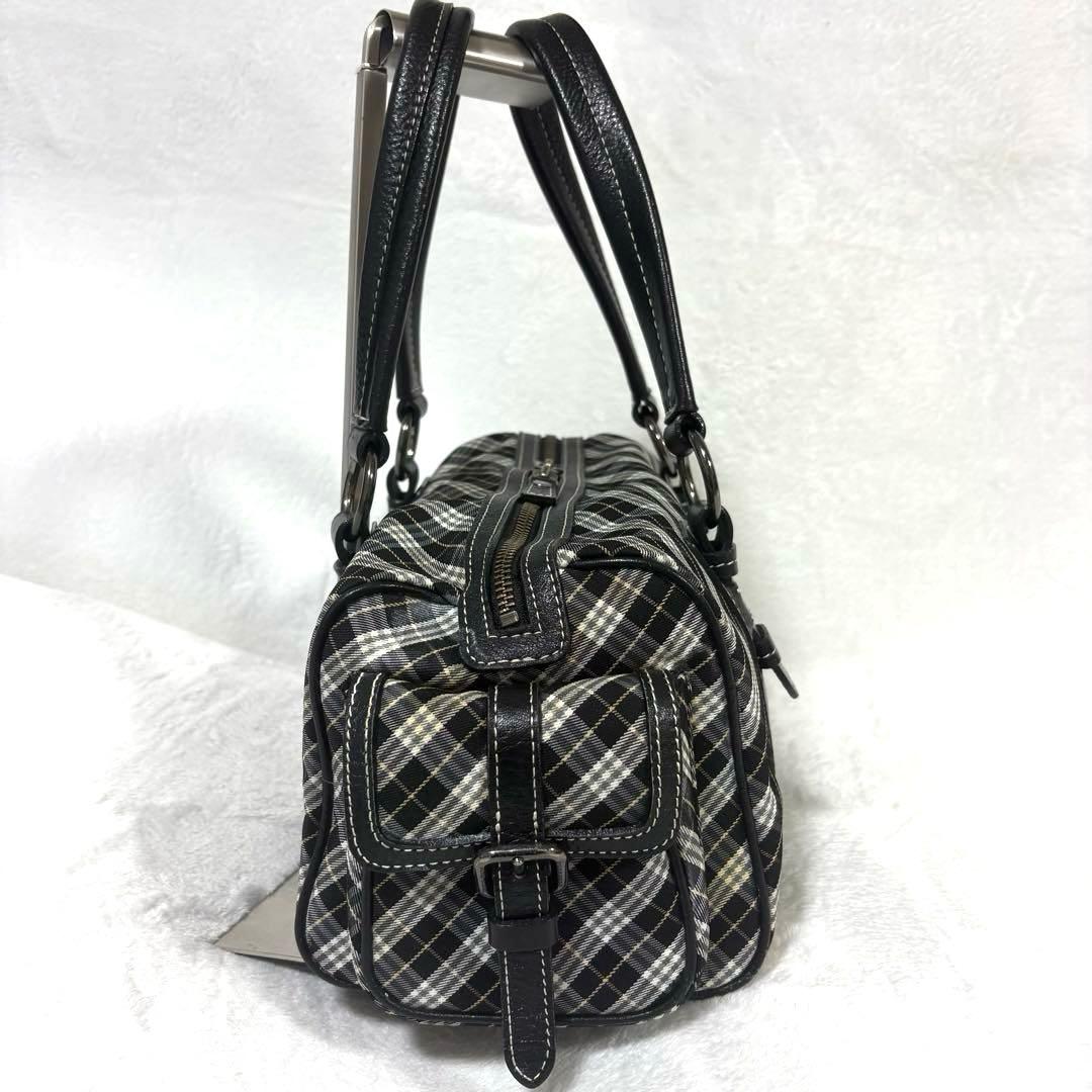 希少✨バーバリーブルーレーベル　ボストンバッグ　チェック　Y2K