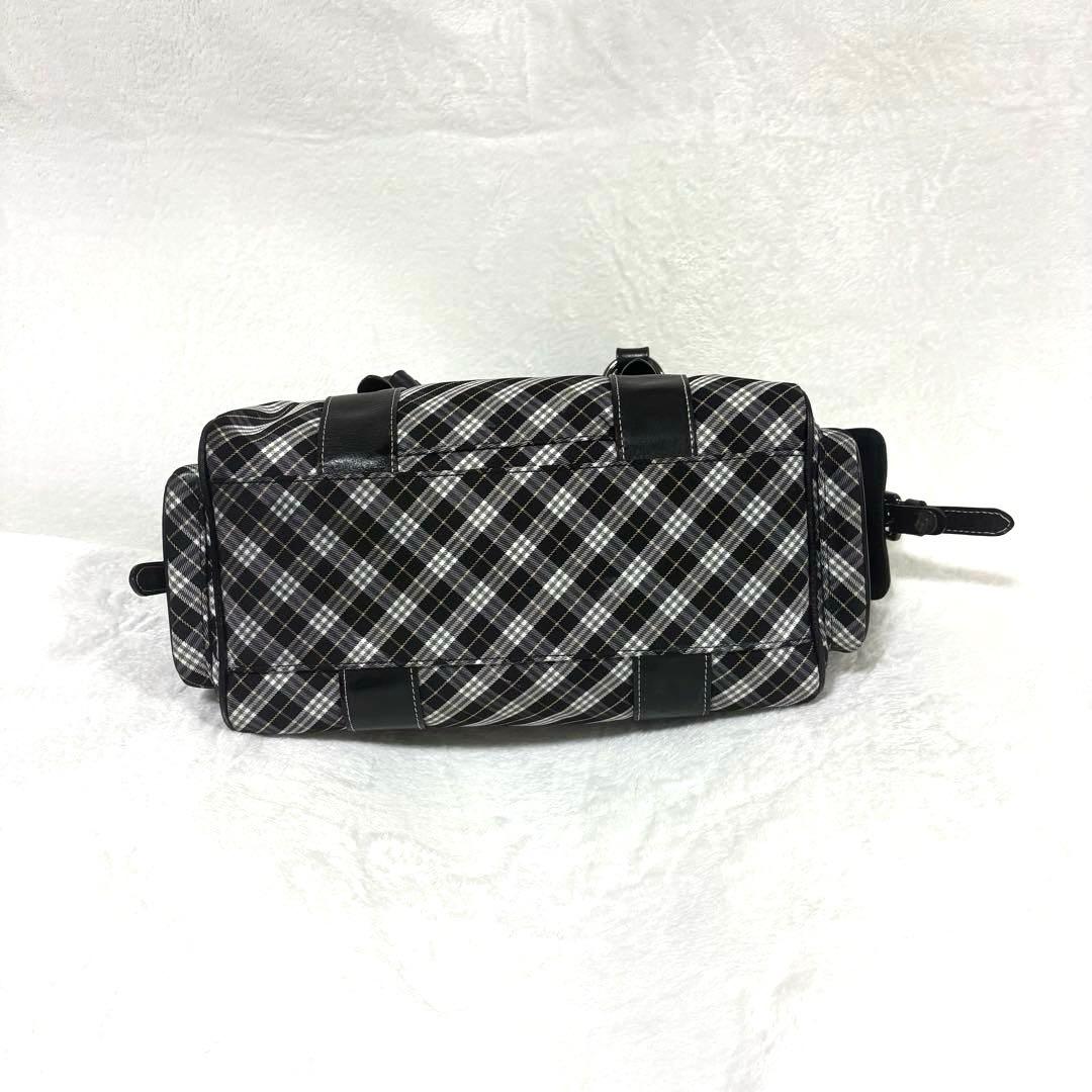 希少✨バーバリーブルーレーベル　ボストンバッグ　チェック　Y2K