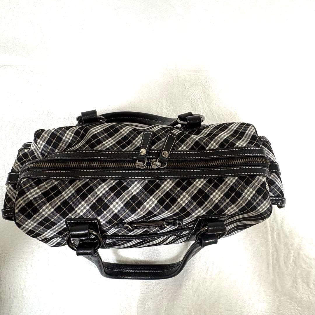 希少✨バーバリーブルーレーベル　ボストンバッグ　チェック　Y2K
