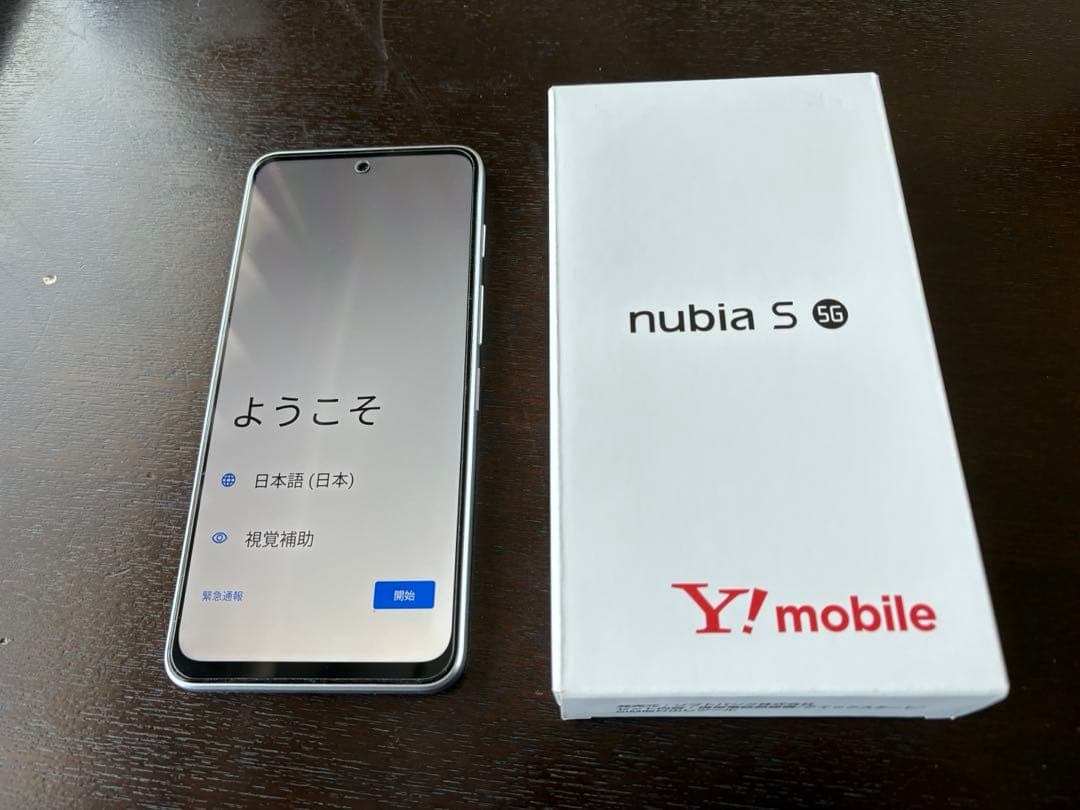 [美品]nubia S 5G Y!mobile ホワイト　⑥