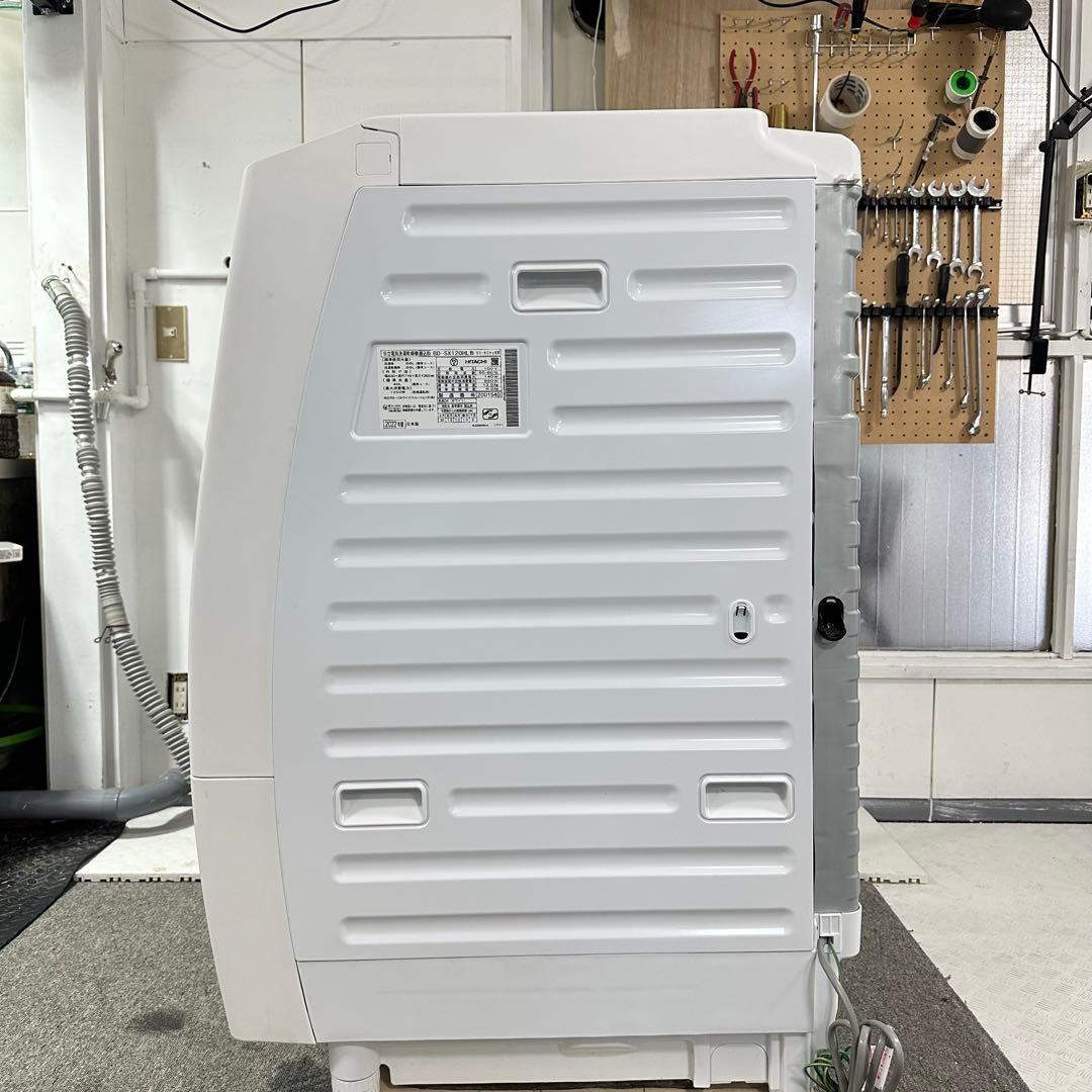 HITACHI BD-SX120HL 2022年製　分解洗浄済 ドラム式洗濯機