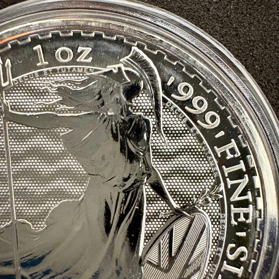 2021年 イギリス ブリタニア銀貨 1oz 999ファインシルバー