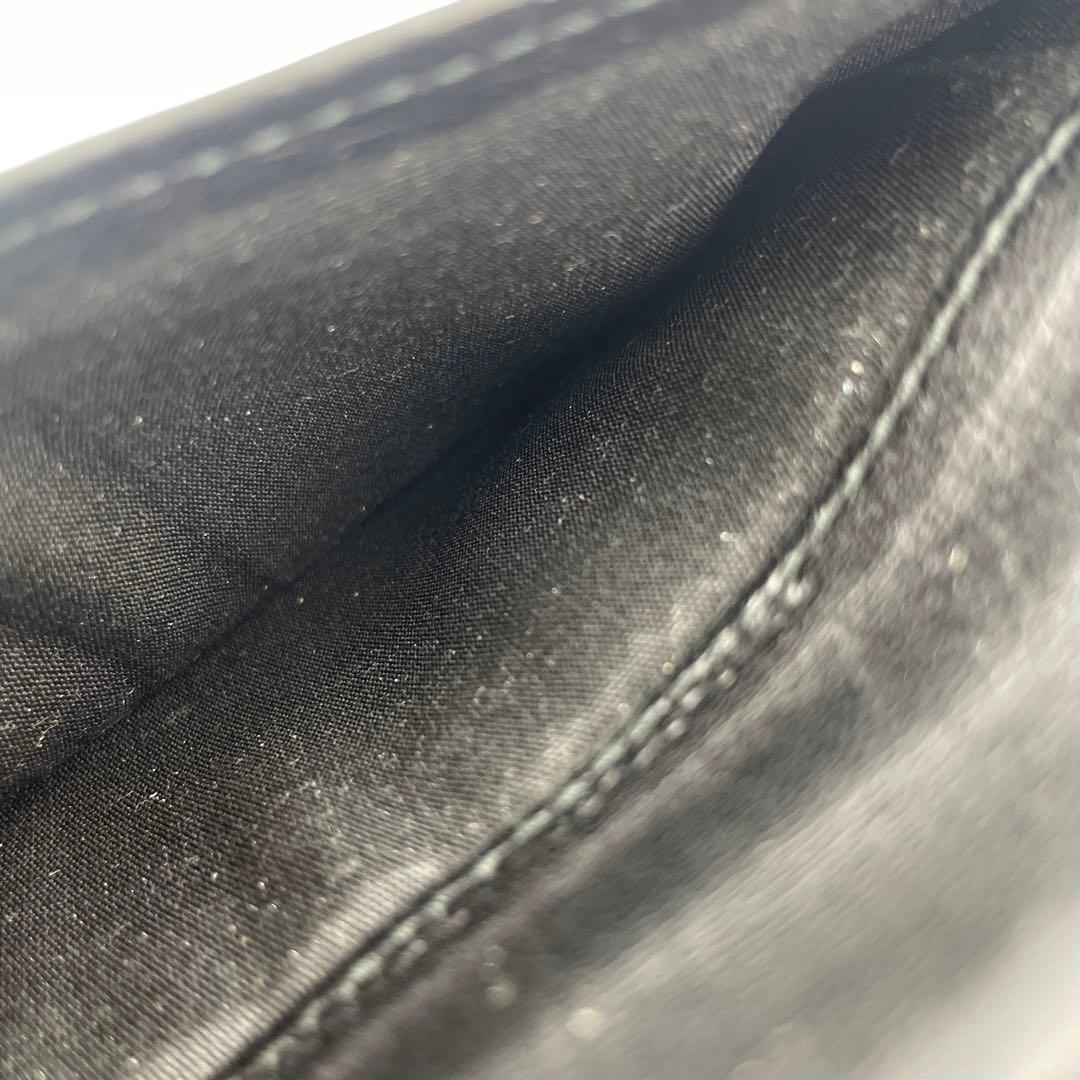 ディオールオム　長財布　メンズ　レザー　ブラック