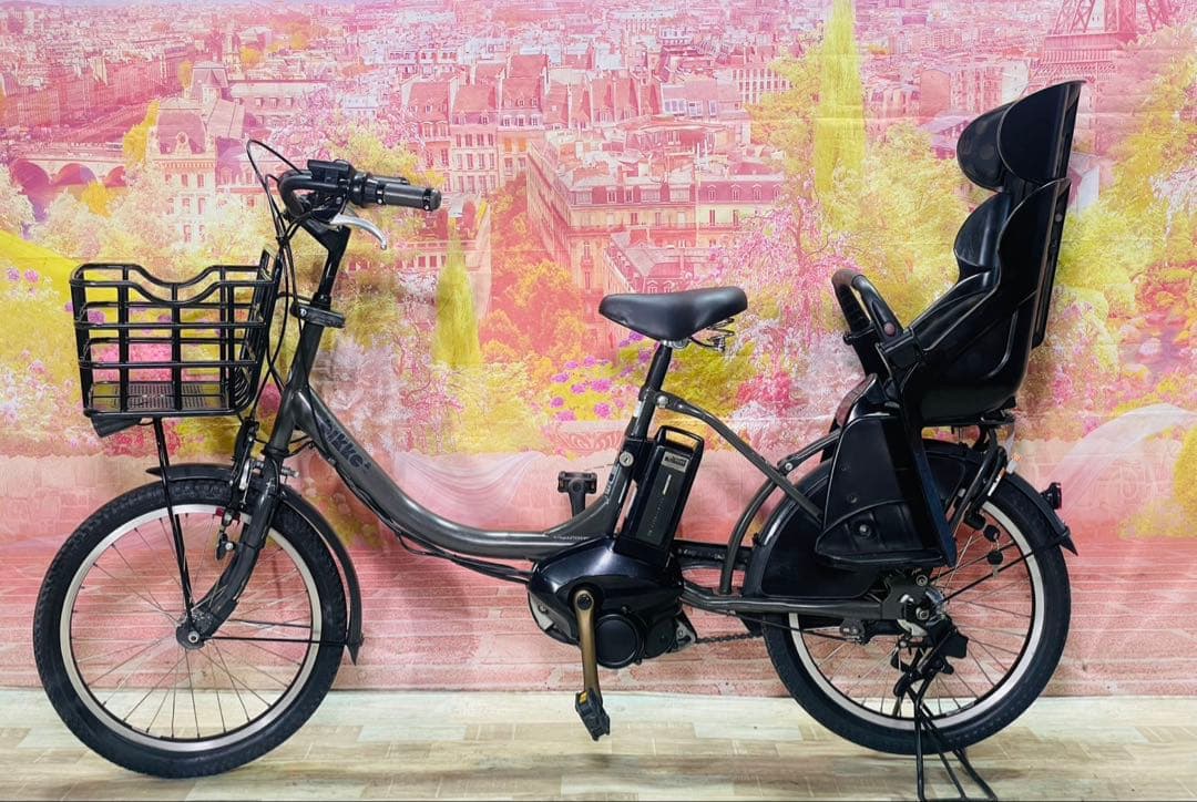 ZK3318 電動自転車 ブリヂストン ビッケ 子供乗せ 20インチ 送料無料