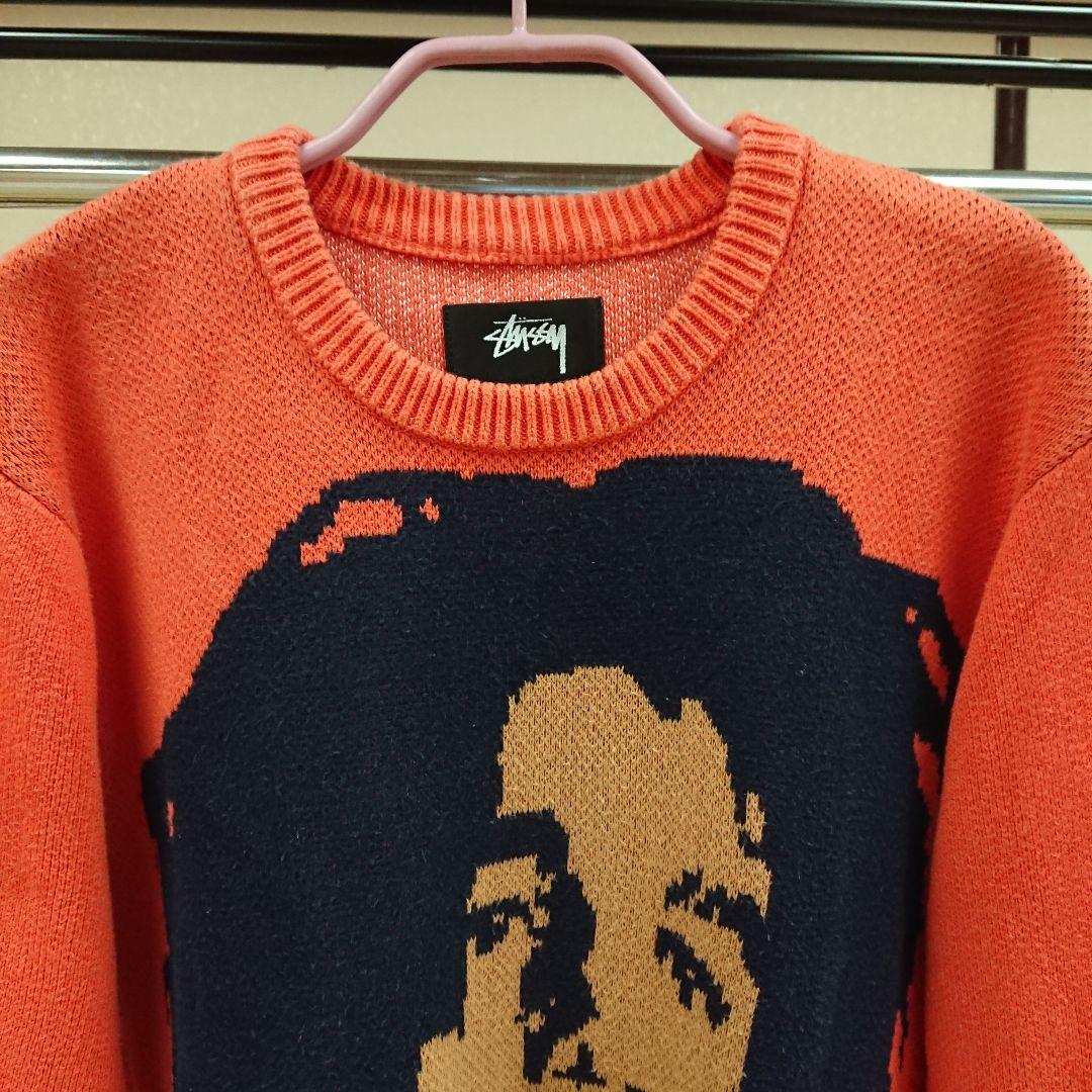STUSSY × BOB MARLEY 長袖ニット