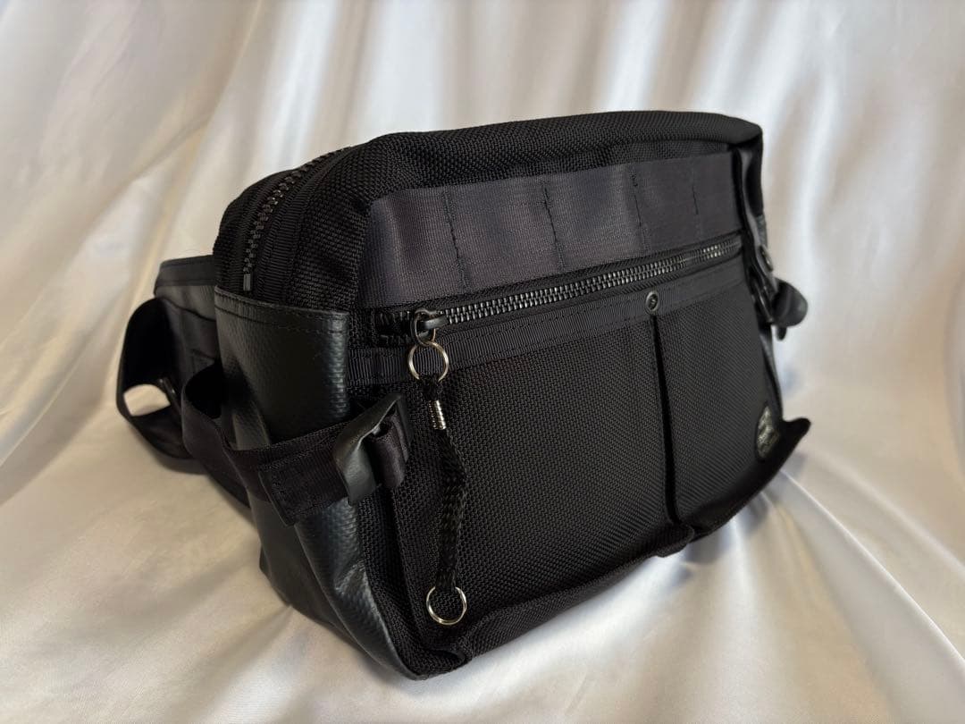 吉田カバン　PORTER 　ポーター　ヒート　ボディバッグ ブラック