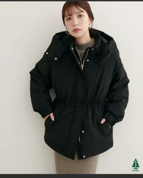 【WOODS × natural couture】 ミドル丈ダウン