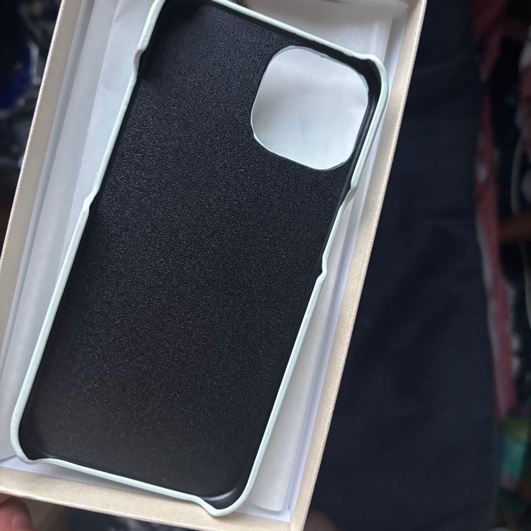 ダーリッチキルティングミラーDDチャームiPhoneケース sax Darich