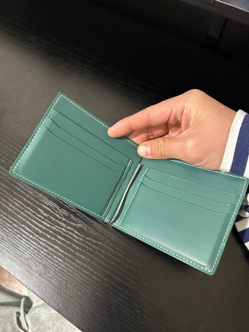 GOYARD ゴヤール　マネークリップ　グリーン