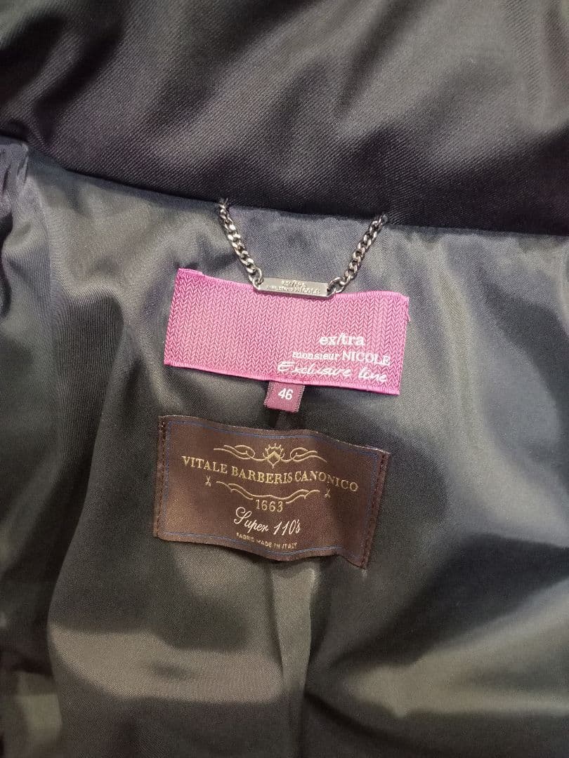 【未使用級】ムッシュニコル カノニコ ダウンジャケット NICOLE