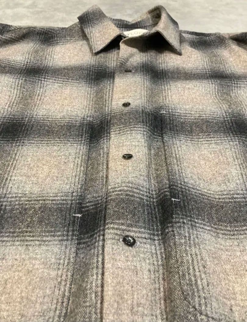 h*k様 POLYPLOID ウールシャツジャケット シャドーチェック 24AW