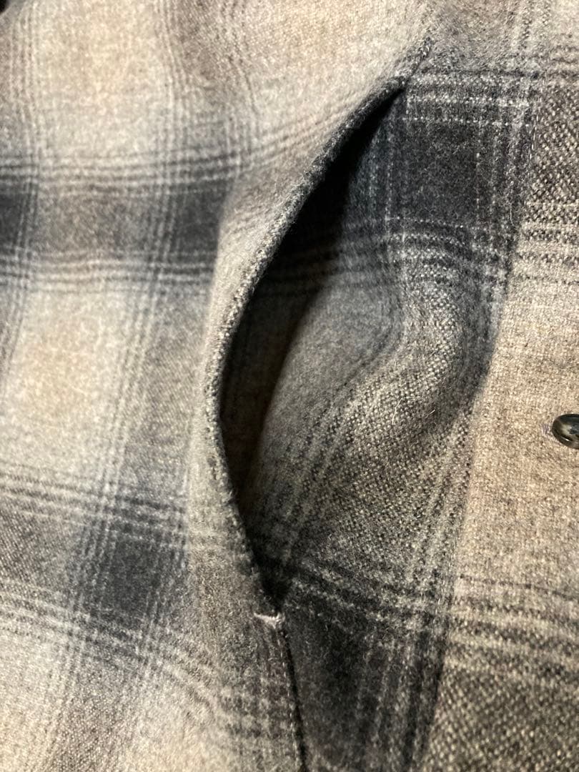 h*k様 POLYPLOID ウールシャツジャケット シャドーチェック 24AW