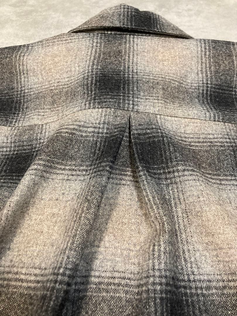 h*k様 POLYPLOID ウールシャツジャケット シャドーチェック 24AW