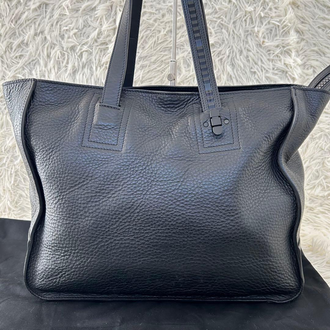 美品✨ トモエ トートバッグ ユナイテッドアローズ別注 シボ革 ハンドル調整可能