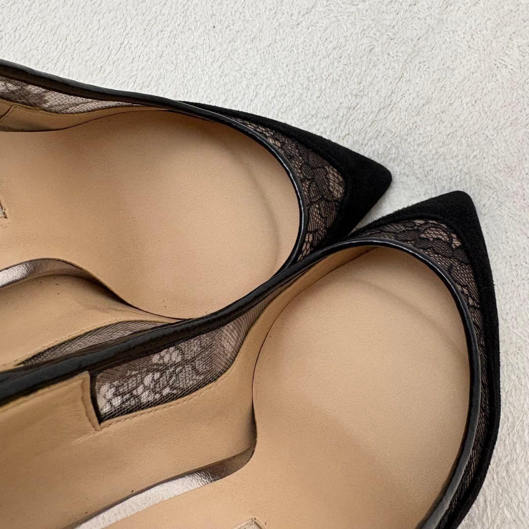 【未使用✨】ダイアナ パンプス レース メッシュ ポインテッドトゥ ピンヒール