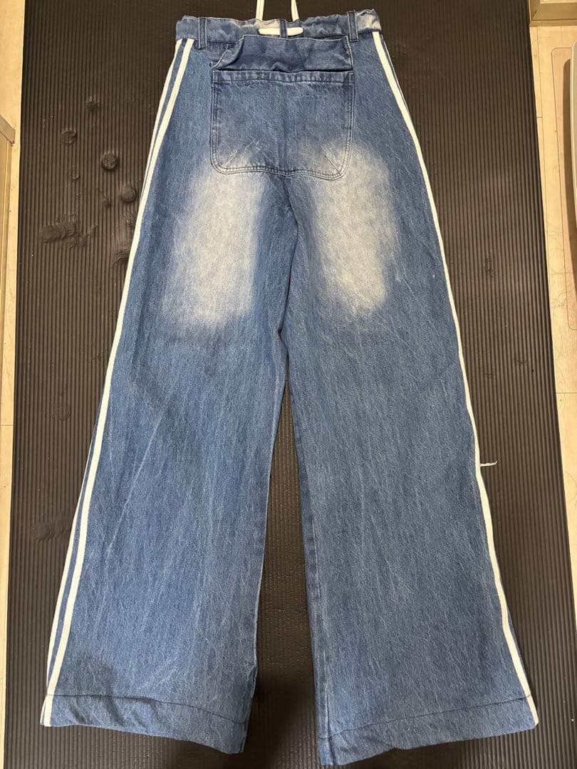 最終値下げ YORI SPORT 5ストライプデニム30/34 inch